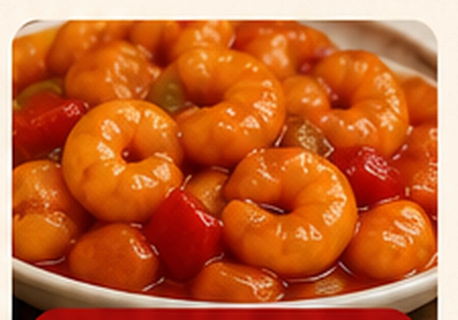 Gambas agridulces